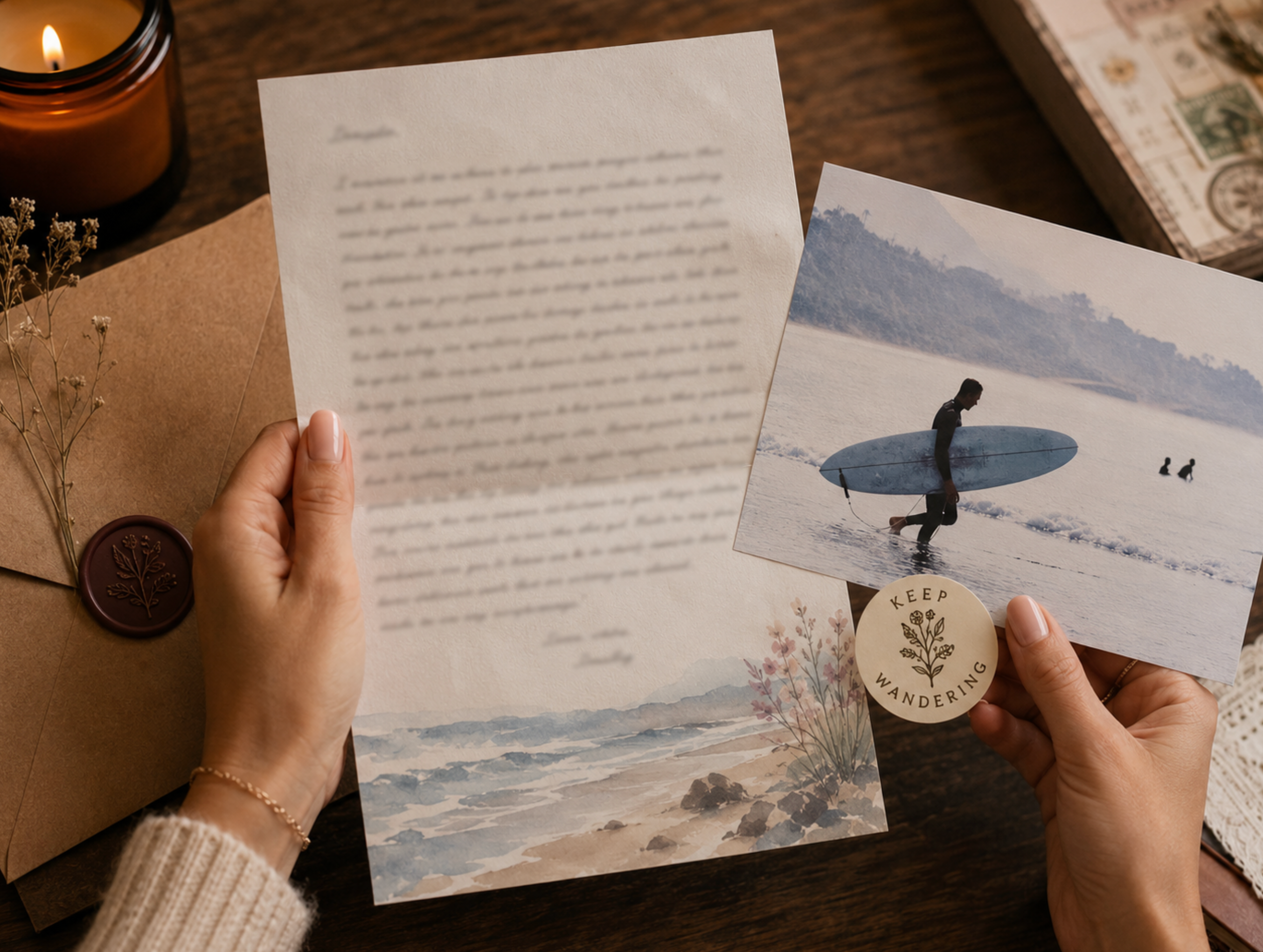 Non- Subscription - One Time Sample Mailing - A random chapter from the road, delivered to your mailbox.